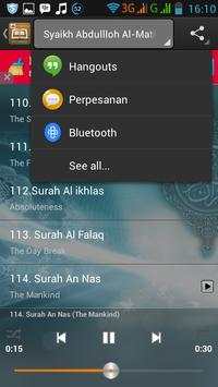 Qur'an juz 30 Al matrhood 4 تصوير الشاشة