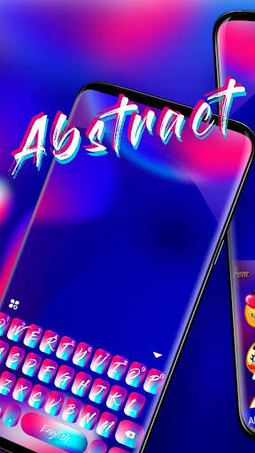 Abstract Gradient Keyboard Theme स्क्रीनशॉट 3