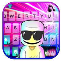 Cool Blast DJ Music Keyboard Background