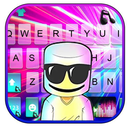 Cool Blast DJ Music Keyboard Background 1.0