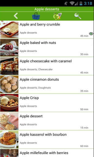 Dessert recipes screenshot 2