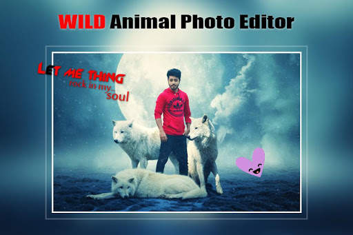 Wild Animal Photo Editor : Frame, Sticker, Effect screenshot 4