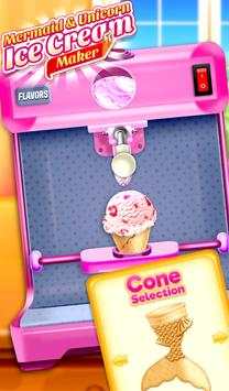 Unicorn Ice Cream Chef: Mermaid Cream Cone Game screenshot 9