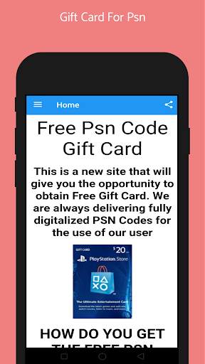 my free psn codes gift screenshot 1