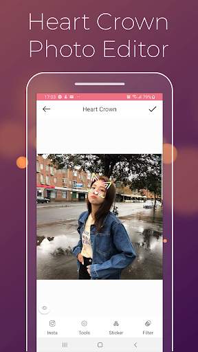 Heart Crown Photo Editor - Cat Face screenshot 8