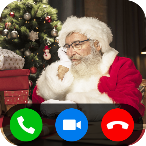 Simulated Video Call from Sant icon