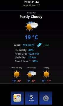 Click For Weather screenshot 1