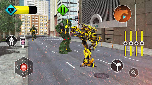 Heavy Excavator Robot - Transformation Robot Game screenshot 2