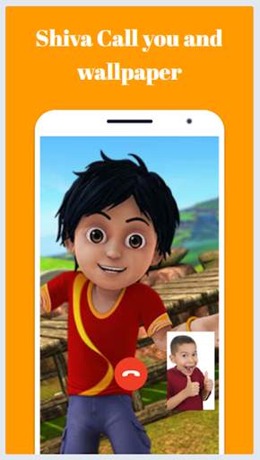 shiva cartoon call you!-Callprank and wallpaper screenshot 3