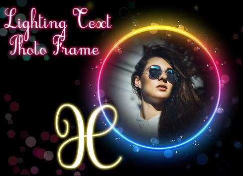 Lighting Text Photo Frame : Light Text Photo Frame screenshot 5