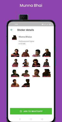 Mirzapur Stickers for WhatsApp - WA Sticker screenshot 3