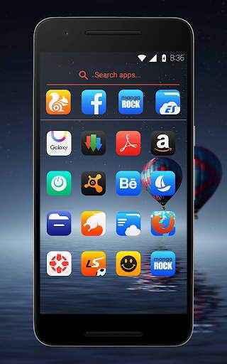 Ouros Android Icon Pack for Android Launchers скриншот 3