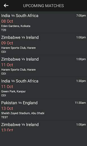 Cricket Live Score screenshot 5