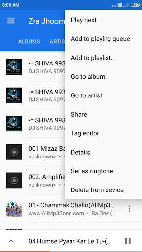 Zra Jhoom Music Player screenshot 5