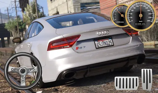 Drive Audi RS7 - City & Parking screenshot 3