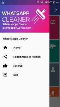 Cleaner for WatsApp screenshot 1
