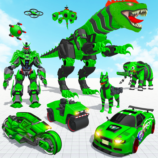 Real Dino Hunter Robot Games icon