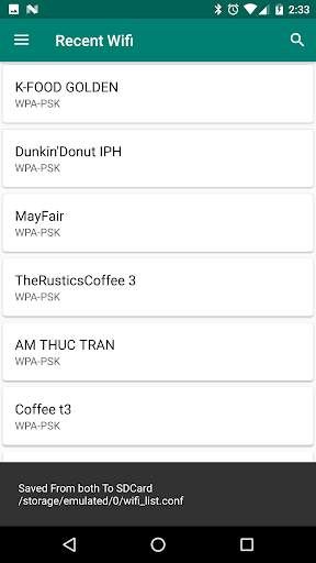 Recent Wifi Viewer (ROOT) screenshot 7