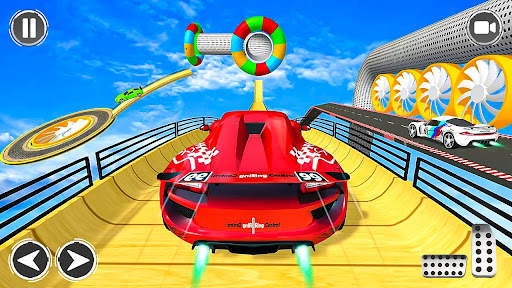 автомобильный трюк 3D игра скриншот 1
