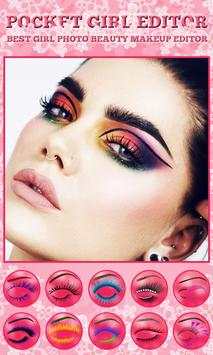 Girl Face Makeup Changer Photo Editor screenshot 3