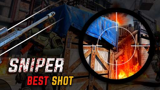 Sniper game: Shooter: shooting games: 3D sniper screenshot 1