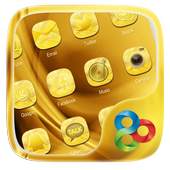 Golden GO Launcher Theme 5.99
