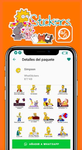 Fansimpson Stickers for WhatsApp screenshot 6