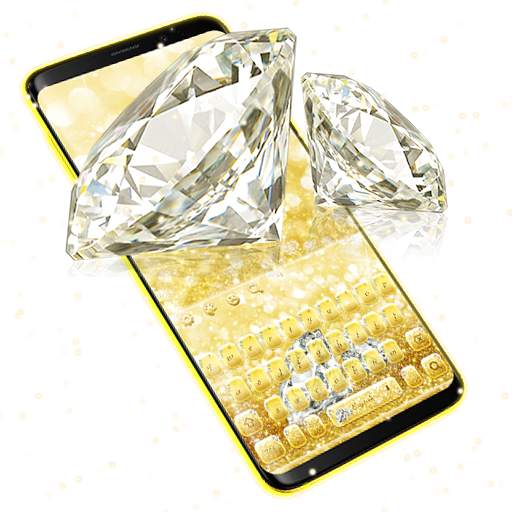 Gold Diamond Keyboard 10001002