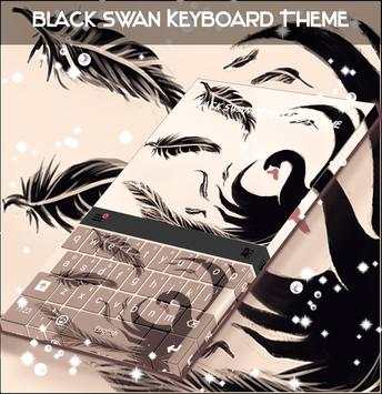 Black Swan Keyboard Theme screenshot 1
