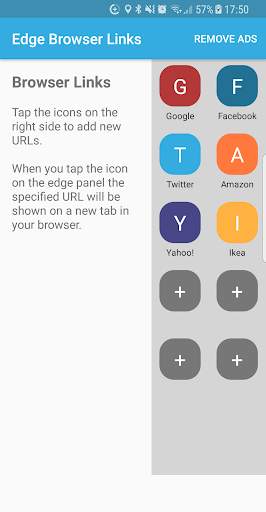 Browser links [only for edge screen] screenshot 3