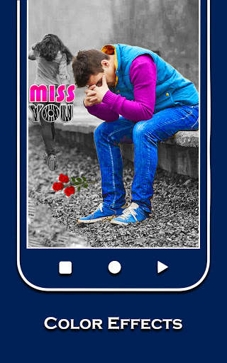 Miss you photo editor: frames screenshot 8
