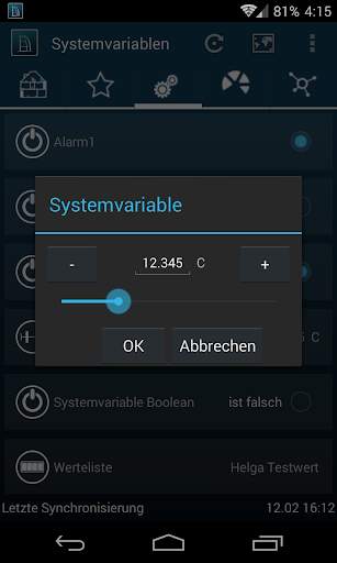 TinyMatic - HomeMatic for your pocket! screenshot 2