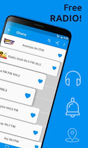 Radio Ghana Free Online - Fm stations screenshot 2