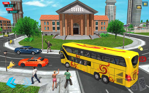 Tourist Bus Driver Game - Game Pelatih Bus screenshot 13
