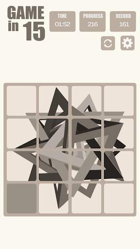 Game in 15 - Puzzle screenshot 4