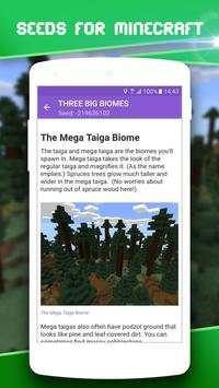 Seeds for Minecraft PE screenshot 2