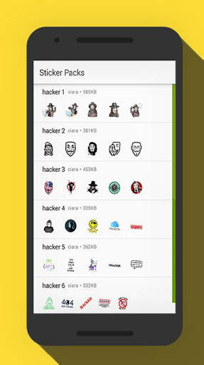 WA Stickers Anonymous Hacker for Wastickerapp screenshot 1
