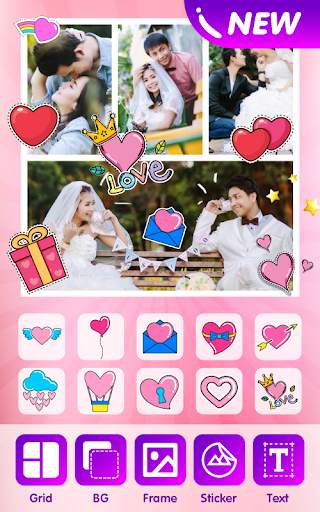Valentine Collage Maker screenshot 3