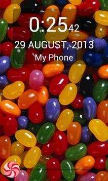 Candy Crunch lockscreen Free screenshot 1