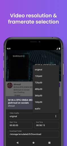TDL: Download Video for Twitch screenshot 3