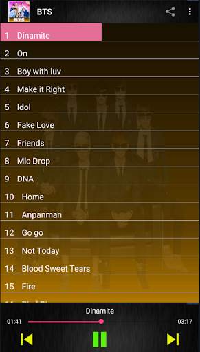 100   Lagu BTS Offline screenshot 1