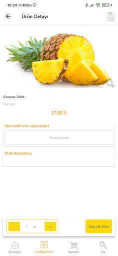Sarıyer Sanal Market Mobile screenshot 4