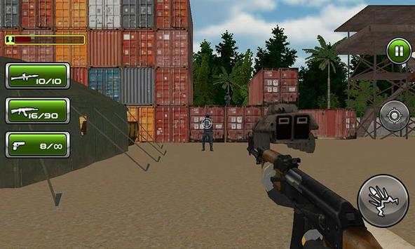 Komando Sniper Shooter-3D War screenshot 5