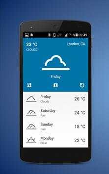 hourly weather free screenshot 2
