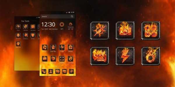 Fire CM Launcher Theme screenshot 1