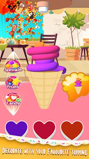 Cone Ice Cream Making Game: Fun Ice Cream Game screenshot 2