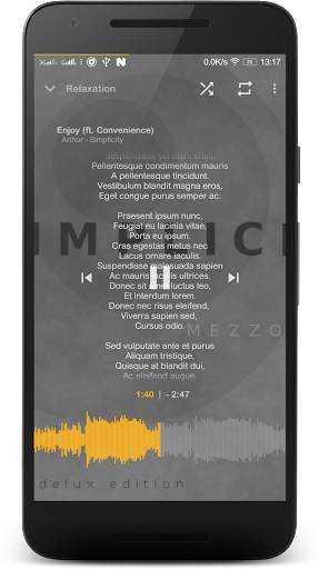 Music Player Mezzo screenshot 7