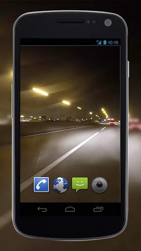4K Night City Driving Video Live Wallpaper screenshot 3