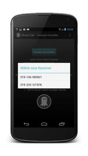 Ghost Call - Anonym Anrufen! screenshot 5