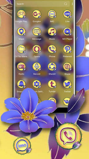 Flower Launcher Theme screenshot 2